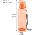thumbnail image 4 of MILTON 4 Pack 10oz Reusable Water Bottles with Carry Strap – bright, 4 of 8