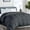Dark Grey-California King, variant on White King All-Season Quilted Down Alternative Comforter