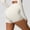 a_Beige, variant on Women's Spandex Comfy Yoga Workout Shorts Mid Rise Summer Casual Stretch Cheerleader Dance Short Pants