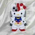 thumbnail image 1 of Funda de teléfono con soporte todo incluido, carcasa suave de personaje de Anime Kawaii Sanrios Hellokittys aplicable a Iphone Girl Heart regalo de cumpleaños gym unisex, 1 of 2