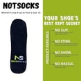 thumbnail image 4 of NotSocks™ Sockless Insole Covers for Flats – No-Show EVA Foam Shoe Liners (1-Pack), 4 of 8
