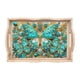 thumbnail image 1 of Plato Cena Con Puntos Diamante Likrtyny Bandeja Comida Maciza Decorativa Mariposa 30*20cm, 1 of 9