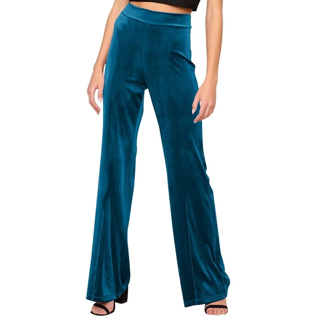 Pantalones de Yoga Deportivos Elásticos de Cintura Alta de Pierna Recta de Color Sólido Casual Para Mujer Odeerbi ODB-6