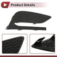 thumbnail image 5 of Unique Bargains 1 Pc Fog Light Grill for Chevy Cruze 2016-2018 Front Right Front Lower Bumper Fog Light Cover Inserts No.84095931 Black ABS, 5 of 7
