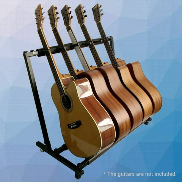 Support de guitare universel pliant A-Frame pour tous les supports de  guitare basse électrique classique acoustique, noir 