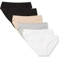 thumbnail image 2 of Women's Cotton Bikini Brief Underwear (Available in Plus Size), Multipacks, 2 of 5
