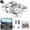 White#3122, variant on RuiJiao Remote Control Drone with Dual Camera, Altitude Hold, Headless Mode, One Key Start, 3 Speeds, Obstacle Avoidance, ABS Toys Gifts for Boys Kids