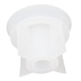 thumbnail image 2 of Molde para portavelas DIY, forma redonda, suave, lavable, de silicona mediana, molde para base de vela, color blanco, 2 of 14