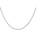 thumbnail image 2 of Solid 14K White Gold 1.2mm Round Parisian Wheat with Lobster Lock Chain - 16", 2 of 8