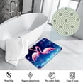 thumbnail image 3 of Flamingo Non-Slip Polyester Chair Mats Floor Mat Kitchen Mat Machine Washable, 3 of 6