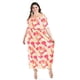 thumbnail image 5 of Vestido plisado Roman Fashion Tallas Extras 2319 Naranja 40, 5 of 6