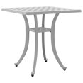 thumbnail image 5 of vidaXL Garden Table White 53x53x53 cm Cast Aluminium, 5 of 5