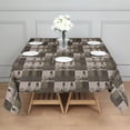 thumbnail image 3 of Multicolor Bigfoot and Camping Pattern Square Tablecloth,Waterproof Square Table Cover,Wipeable Spillproof Washable Table Cover for Home Kitchen Party Decor 52"x52"(132x132cm), 3 of 6