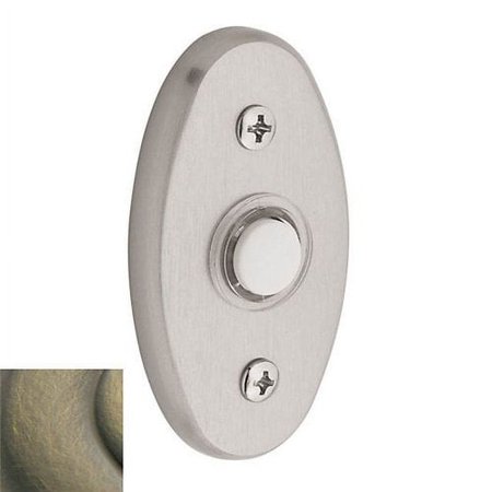 Baldwin 3'' x 1.688'' Oval Doorbell Button