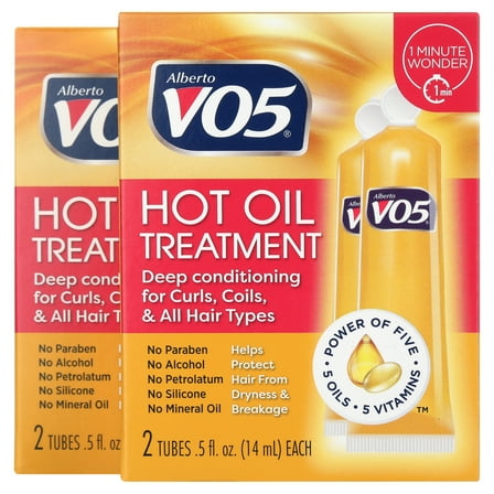 Vo5 Hot Oil Therapy Treatment 2 Count 0.5 Ounce 14ml 2 Pack