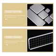 thumbnail image 2 of Ulthilift 6Pcs Household Stamp Blocks Transparent Clear Stamps Convenient Stamping Blocks, 2 of 6