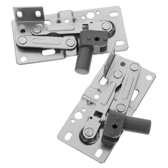 HOMEMAXS 2pcs Soft Close Surface Mount Hinges 45 Degree No Noiseless Hidden Concealed Kitchen Cabinet Hinge for Folded Replacement Hardware Easy Installation