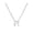 H, variant on Silver Initial Necklaces For Women Alphabet Jewelry A-Z Elegant Pendant Necklace Minimalist For Her