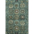 thumbnail image 2 of Addison Rugs Mayfield Premium Machine Washable Traditional Medallions Teal Rectangle Rug, 3' X 5' Machine Washable Traditional Medallions Teal Oversized Sherpa Throw Blanket, 2 of 6