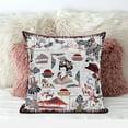thumbnail image 3 of Wu Zetian Throw Pillow in White Red Black 20x20, 3 of 5