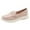 Beige, variant on Platform Wedges Penny Loafers for Women Spring Autumn Fashion Leather Memory Foam Comfort Casual Walking Shoes