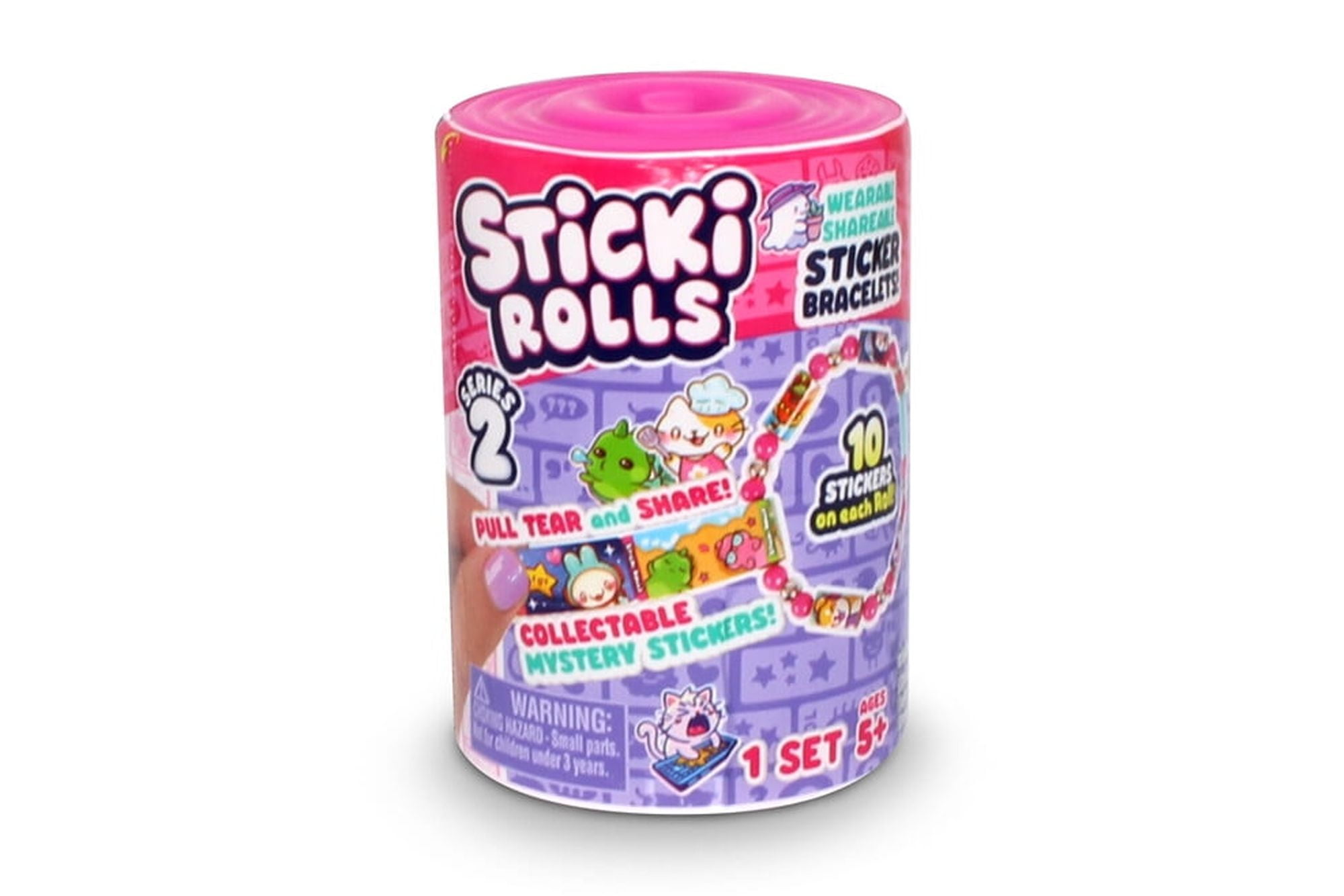 Sticki Rolls, bracelets autocollants - Capsule-surprise Série 2