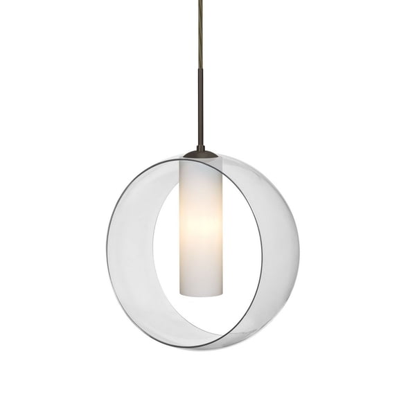 Besa Lighting - Plato-One Light Cord Pendant-12 Inches Wide by 12 Inches