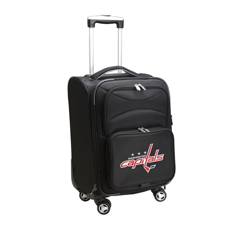 MOJO Black Washington Capitals 21 Softside Spinner Carry-On