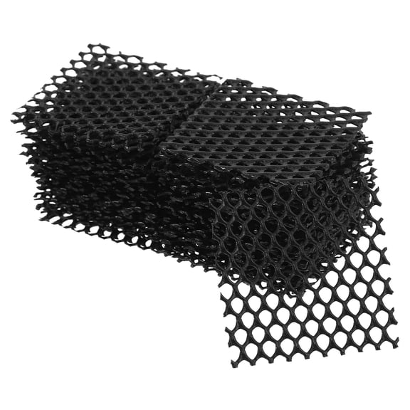 Lanytaeo 50pcs Flower Pot Hole Mesh Pad Square Bonsai Pot Bottom Grid Mat Mesh Plant Pot Drainage Netting Prevent Soil Loss Plastic Mesh Screen for Succulents Nursery