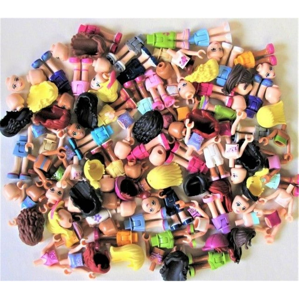 LEGO Friends HUGE BULK MINIFIG PARTS LOT MiniDolls NEW 40 Random
