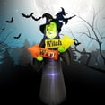 thumbnail image 2 of Bruja inflable de Halloween Yuyangstore Decoración de patio de vacaciones, 2 of 8