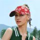 thumbnail image 5 of Balery Red Hibiscus Flower Gorra deportiva con visera ajustable para mujer y hombre (talla única), 5 of 7