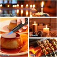 thumbnail image 4 of GHSDFBB Torch Lighter, Butane Lighter with Fuel Level Window for Candle, Adjustable Fire Jet Torch Windproof Lighter Long for Grill Cooking Survival, Mini Men Gifts, Black (Lighter Fluid not Inc, 4 of 7