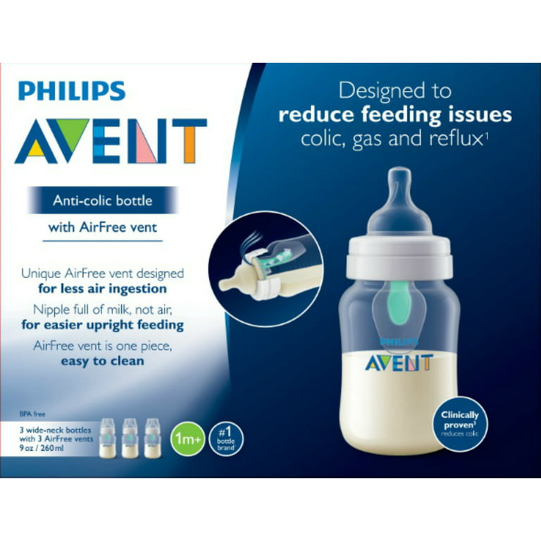 Philips Avent Anti-colic Baby Bottle With Airfree Vent - Clear