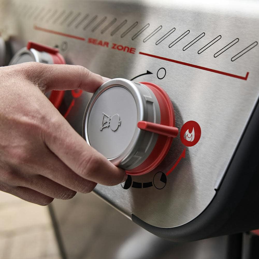 Weber Spirit E-425 4 Burner Black Liquid Propane Gas BBQ Grill