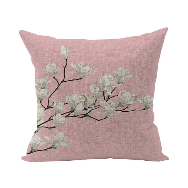 TIMIFIS Coussins Jetés Pillow Covers Vintage Rétro Coton Lin Taille Jeté Pillow Housse de Coussin Décoration Maison Canapé - Automne