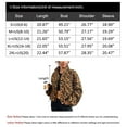 thumbnail image 6 of Womens Long Sleeve Jacket Coat for Womens Zip Up Warm Winter Leopard Spots Print High Collar Jacket Causal Wear Cogild, 6 of 6