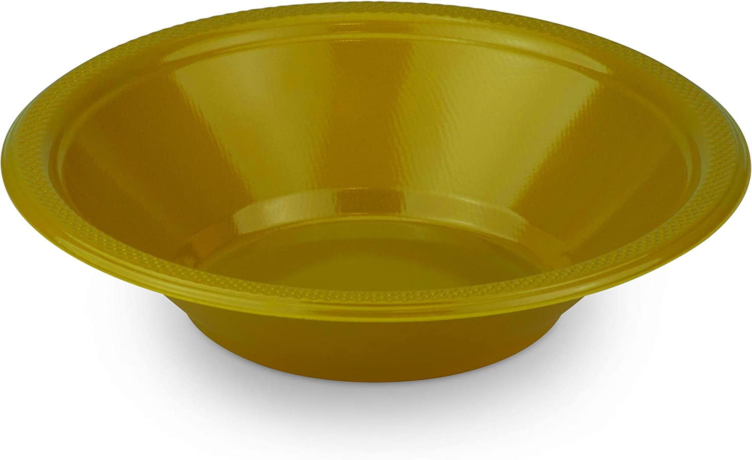 32 oz. Microwavable Round Gold Bowl