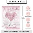 thumbnail image 2 of Regalo para Mi Esposa, Gifts for Wife in Spanish, Anniversary Wedding Gifts for Women Blanket 60"x50", Wife Birthday Gift Idea, Wife gift, Regalos de Cumpleaños/Aniversario/Valentín para Esposa, 2 of 5