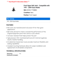 thumbnail image 2 of Front Upper Ball Joint - Compatible with 1991 - 2004 Isuzu Rodeo 1992 1993 1994 1995 1996 1997 1998 1999 2000 2001 2002 2003, 2 of 2