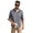 Gray, variant on Men's Casual Shirt Corduroy Plaid Button Down Work Shirt Jacket with Pocket Shirts