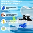 thumbnail image 3 of WEKEEP Silicone Swimming Earplugs, 4 Pairs, Comfortable, Waterproof, Ear Plugs Swimming Showering Case, 3 of 6