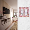 thumbnail image 5 of Yayeee Rocker Switch Wall Plate 1-Gang 4.6"x2.9" Home Decorative Outlet Cover, Light Pink Doughnuts, 5 of 6