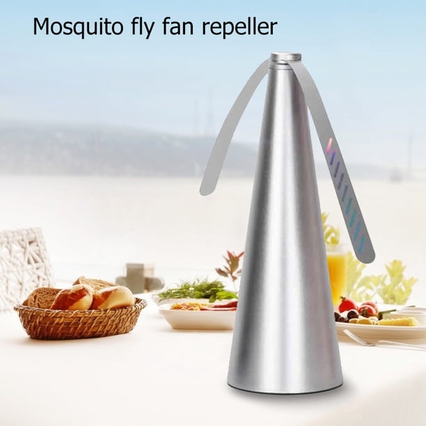 Ventilador repelente de moscas para control de plagas, repelente de moscas para comedor interior y exterior