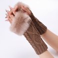 thumbnail image 4 of Yoyauz Women'sFingerless Gloves Arm Warm Knit Thumbhole Stretch, 4 of 5