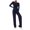 Dark Blue, variant on Women's Casual Suit Set Pleated Top Wide Leg Pants Tracksuit Comfortable Stylish Outfit Omen 2 Piece Wear