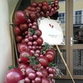 thumbnail image 4 of Conjunto de 10 globos de Borgoña KIRIKOU grande, redondo, helio, Globo de látex grueso, de 18 pulgadas, para la decoración de la fiesta de graduación de la ducha del bebé de la boda de cumpleaños, 4 of 4
