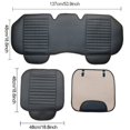 thumbnail image 3 of Funda de cuero PU para asiento de coche, cojín Universal para las cuatro estaciones, Protector de asiento de automóvil, almohadilla transpirable para silla de camión, SUV y furgoneta, 3 of 4