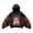 w93# Black468, variant on Wuxian Men Hooded Sweatshirt Retro Graphic Printed Pullover Hoodie Pullovers Tops Casual Loose Fit Athletic Sport Cozy Coat Outwear,Black,L