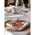 thumbnail image 6 of Christmas Gingerbread Cloth Napkins Set of 4 Reusable Dinner Napkins, Winter Xmas Balls Candy Pine Leaf Cocktail Napkin Washable Table Napkins for Wedding/Holiday Party/Baby Shower 20"x20", 6 of 7